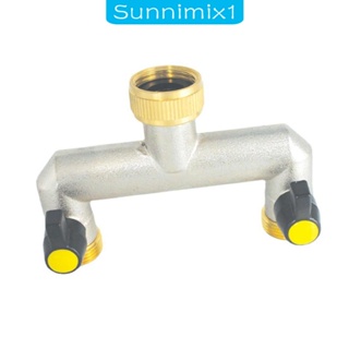 [Sunnimix1] อะแดปเตอร์แยกก๊อกน้ํา ทองเหลือง 3/4 นิ้ว ติดตั้งง่าย ทนทาน สําหรับรดน้ําในสวน