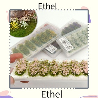 Ethel1 ทัฟพีหญ้าจิ๋ว ลายดอกไม้ สําหรับตกแต่งสวน 8 ชิ้น