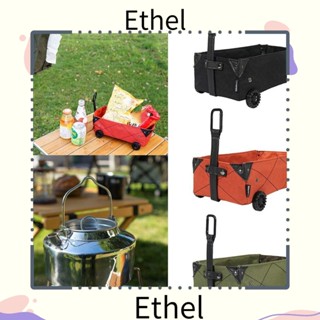 Ethel1 กล่องกระดาษทิชชู่ ผ้าแคนวาส พับได้ อเนกประสงค์ สําหรับกลางแจ้ง