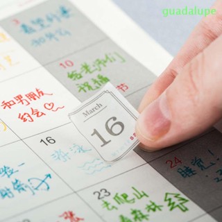 Guadalupe สติกเกอร์ปฏิทิน ฉลาก DIY สําหรับตกแต่งสมุดภาพ เครื่องเขียน