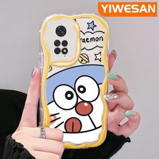 เคสโทรศัพท์มือถือใส แบบนิ่ม ลายการ์ตูนโดราเอมอน กันกระแทก สําหรับ Xiaomi MI Redmi Note 11 11s Poco M4 Pro 4G