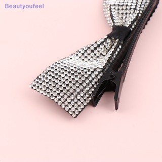 [Beautyoufeel] ใหม่ กิ๊บติดผม ด้านข้างแตก สวยหรู แฟชั่น 2 ชิ้น