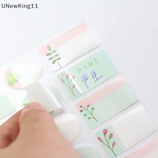 Unewking สติกเกอร์ฉลากเปล่า มีกาวในตัว DIY สําหรับติดขวด 25 ชิ้น ต่อแผ่น th