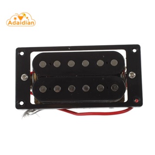 ปิ๊กอัพกีตาร์ไฟฟ้า Humbucker Double Coil สีดํา 2 ชิ้น และสกรูกรอบ 1 ชุด