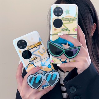 【เคสพับได้】เคส Tpu นิ่ม สําหรับ HUAWEI P50 POCKET เคสป้องกันเลนส์ กันกระแทก สําหรับเด็กผู้หญิง