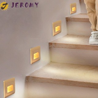 Jeromy โคมไฟ Led ฝังเซนเซอร์ สําหรับติดบันได กลางแจ้ง