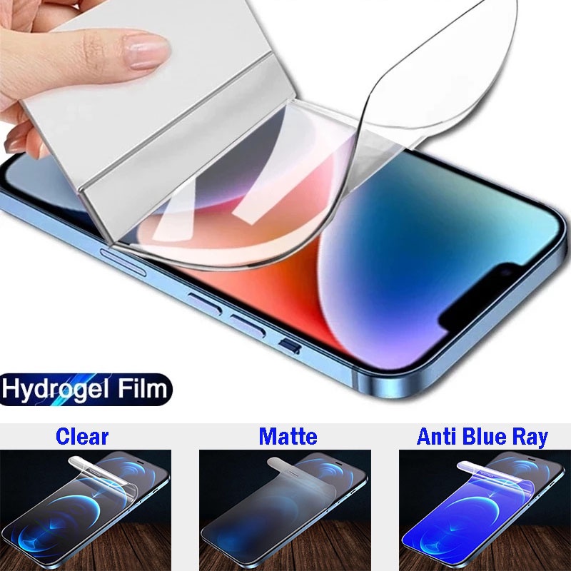 ฟิล์มไฮโดรเจล แบบนิ่ม ป้องกันหน้าจอ สําหรับ Sharp Aquos Zero 2 6 zero2 Zero6 Anit-Glare Anti Blue Ra
