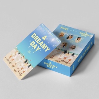 โปสการ์ด อัลบั้มรูปภาพ IVE A DREAMY DAY ELEVEN AFTER LIKE IVE Lomo Cards REI WONYOUNG LIZ LEESEO GAEUL YUJIN Kpop จํานวน 55 ชิ้น ต่อกล่อง