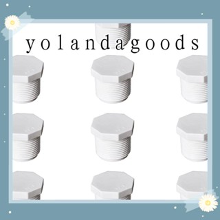 Yola ปลั๊กตัวผู้ PVC 20 มม. ติดตั้งง่าย สีขาว 10 ชิ้น