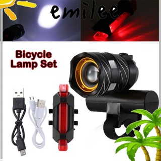 Emilee ไฟฉาย LED สําหรับขี่จักรยาน เล่นกีฬากลางแจ้ง