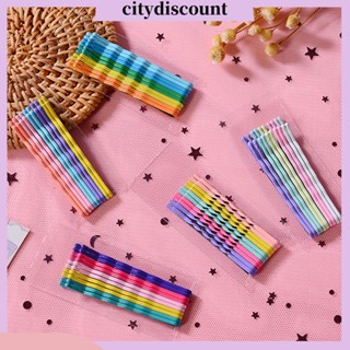 &lt;citydiscount&gt; กิ๊บติดผม รูปแมกโนโลรัน สีรุ้ง สําหรับเด็กผู้หญิง 10 ชิ้น