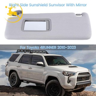 ที่บังแดดภายในรถยนต์ สีเทา พร้อมกระจก สําหรับ Toyota 4RUNNER 2010-2023 74320-35A91-B1 1 ชิ้น