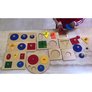 โต๊ะเกมปริศนา แบบพกพา ของเล่นเสริมการเรียนรู้ สําหรับเด็ก