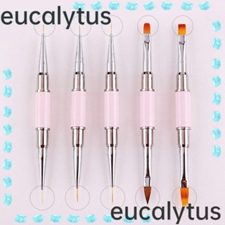 Eucalytus1 แปรงอะคริลิคเจล ลายดอกไม้ สําหรับตกแต่งเล็บ