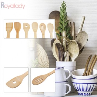 #ROYALLADY#Spoons ชุดเครื่องครัว ช้อน ไม่ติดผิว สําหรับทําอาหาร 6 ชิ้น