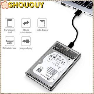 Shououy กล่องฮาร์ดดิสก์ ความเร็วสูง 2.5 นิ้ว Plug and Play Mobile HDD