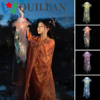 Quillan โคมไฟแมงกะพรุน ขนาดเล็ก แฮนด์เมด ประดับพู่ สําหรับตกแต่งห้อง เทศกาลกลางฤดูใบไม้ร่วง