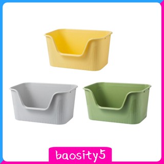 [Baosity5] กระบะทรายแมว แบบเปิดด้านบน ทนต่อการเสียดสี