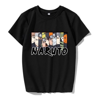 แฟชั่น คอลเลกชันตัวละครอะนิเมะ Naruto INS เสื้อยืดแขนสั้นหล่อสไตล์ร้อน เสื้อผ้า