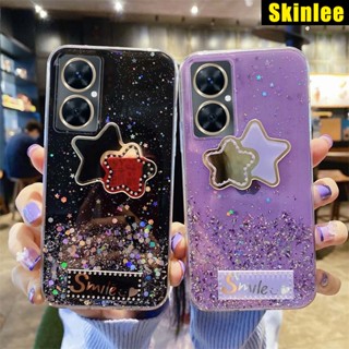 เคสโทรศัพท์มือถือแบบนิ่ม ใส แต่งกลิตเตอร์ดาว พร้อมกระจก สําหรับ VIVO Y78 Y27 Y36 Y36 Y78 Y27