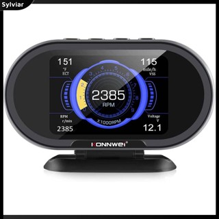 [sylviar] Kw206 Obd2 เครื่องวัดความเร็วน้ําดิจิทัล แบบออลอินวัน สําหรับรถยนต์