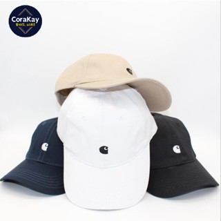 [CoraKay] หมวกเบสบอล แบบนิ่ม ลาย Carhartt Carhartt สไตล์สตรีท สตรีท เหมาะกับฤดูใบไม้ร่วง สําหรับผู้ชาย และผู้หญิง