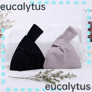 Eucalytus1 กระเป๋าถือ กระเป๋าช้อปปิ้ง ผ้าฝ้าย น้ําหนักเบา