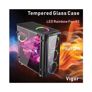 ATX CASE ITSONAS VIGOR RAINBOW (BLACK)