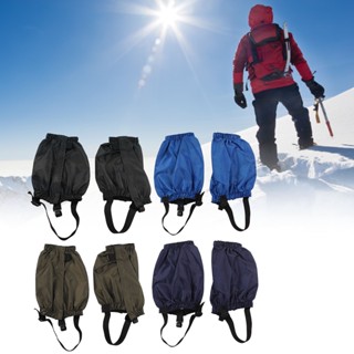 Sportswear Shop  1 คู่เดินป่าขา Gaiters เส้นใยโพลีเอสเตอร์กันน้ำเลกกิ้ง สำหรับตั้งแคมป์ปีนเขาตกปลา