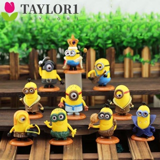 Taylor1 ฟิกเกอร์ PVC รูปปั้นมินเนี่ยน Despicable Me สําหรับตกแต่งบ้าน