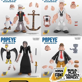 [พร้อมส่ง] ฟิกเกอร์ Authorized BFS 1: 12 Classic Series Popeye 2 Wave 20 ซม.