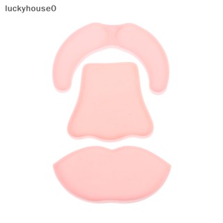 Luckyhouse0^^ แม่พิมพ์ซิลิโคน ให้ความชุ่มชื้น สําหรับมาส์กหน้า ผัก ผลไม้ DIY 3 ชิ้น ต่อชุด