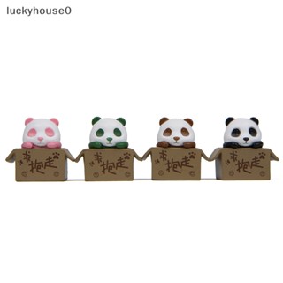 Luckyhouse0^^ ตุ๊กตาแพนด้าน่ารัก ขนาดเล็ก สําหรับตกแต่งบ้าน สวน