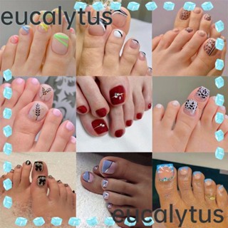 Eucalytus1 เล็บปลอม แบบเต็มเล็บ ทรงสี่เหลี่ยม