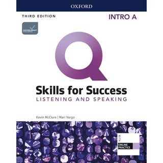 Bundanjai (หนังสือเรียนภาษาอังกฤษ Oxford) Q : Skills for Success 3rd ED Intro : Listening and Speaking : Student Book A