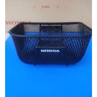 โลโก้HONDAตะกร้าหน้าแท้HONDA WAVE125S,WAVE125R,WAVE110I 2009,WAVE100 2005,จำนวน1ใบ,แถมสกรูยึด3ตัว