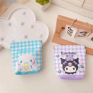 Expen กระเป๋าใส่เหรียญ กระเป๋าเครื่องสําอาง ลาย Cinnamoroll น่ารัก สไตล์เกาหลี