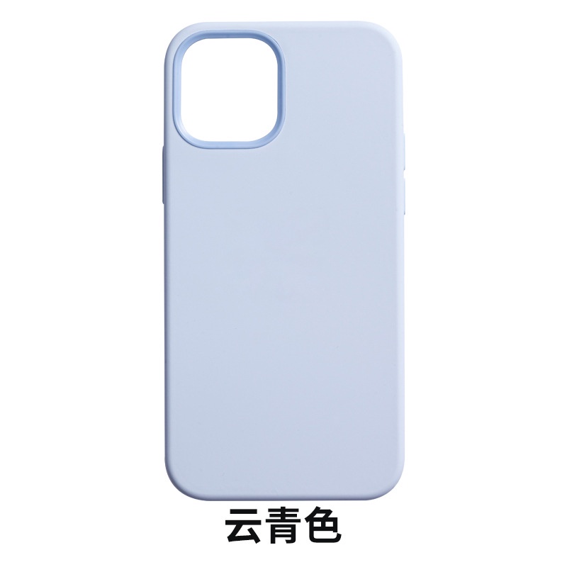 เคสโทรศัพท์มือถือ ซิลิโคน แม่เหล็ก ลายโลโก้ Megsafe สําหรับ iPhone 12 Pro 12 Pro Max 12 Mini