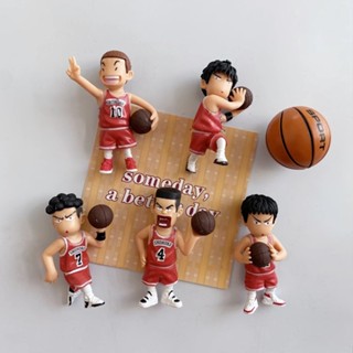 แม่เหล็กติดตู้เย็น ลาย Slam Dunk 1 ชุด สําหรับตกแต่งบ้าน ประตูบ้าน กระดานข้อความ ของขวัญวันเกิดเด็กผู้ชาย
