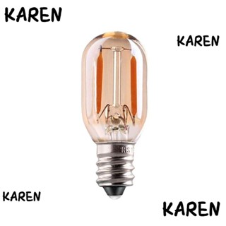 Karen หลอดไฟคริสตัล 1W 2W T22 LED E12 E14 2200K 6000K สีขาว สีเหลืองอบอุ่น