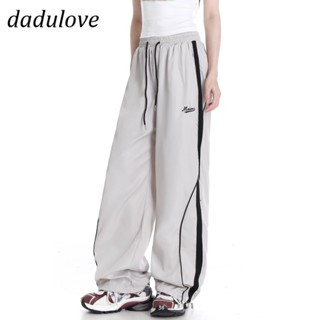 DaDulove💕 New American Ins High Street Striped Sports Casual Pants Niche High Waist Wide Leg Pants Trousers