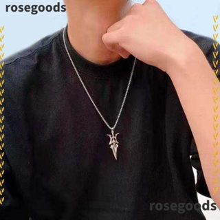 Rosegoods1 สร้อยคอ เครื่องประดับ พวงกุญแจ จี้คอคอสเพลย์ การ์ตูนอะนิเมะ เด็กผู้ชาย