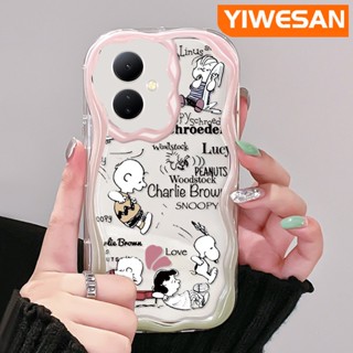 เคสโทรศัพท์มือถือ ซิลิกาใส แบบนิ่ม ลายสนูปปี้ กันกระแทก สําหรับ VIVO Y76 Y76s Y74s 5G Y36 Y77 Y77E 5G Y78 Y78+ 5G IQOO Z6 Lite 5G