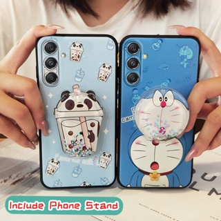 glisten Fashion Design Phone Case For Samsung Galaxy M34 5G/SM-M346B Cartoon Anti-knock protective drift sand Back Cover