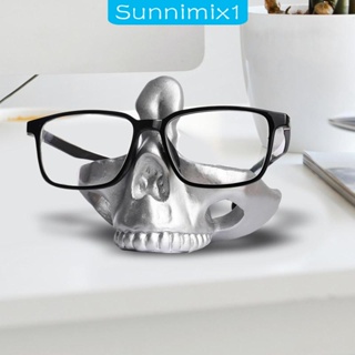 [Sunnimix1] ชั้นวางแว่นตากันแดด เรซิ่น รูปกะโหลกศีรษะ สําหรับตั้งโต๊ะ ออฟฟิศ