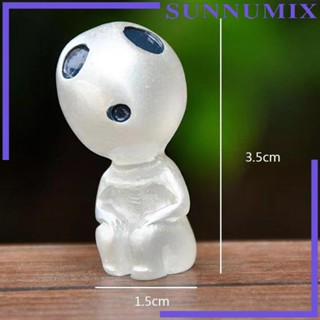 [Sunnimix] รูปปั้นเอลฟ์เรซิ่นเรืองแสงในที่มืด ขนาดเล็ก สําหรับตกแต่งสวน DIY