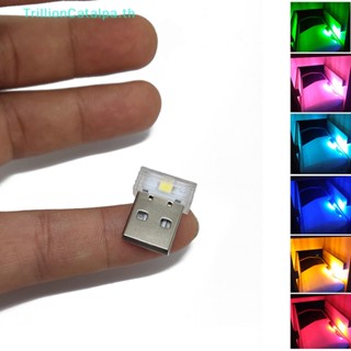 Trillioncatalpa โคมไฟฉุกเฉิน LED USB สําหรับตกแต่งภายในรถยนต์