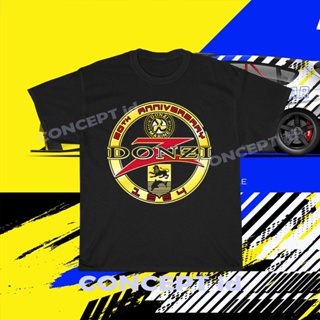 ใหม่ เสื้อยืด ลายโลโก้เรือแข่ง Donzi Speedboat Usa สีดํา ไซซ์ S