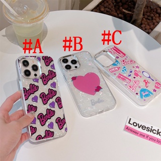 เคสแข็ง เคสไอโฟน iPhone 14 Pro Max iPhone 13 Pro Max iPhone 12 Pro Max iPhone 11 Cute Cartoon Barbie Hard Case