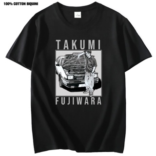 Jdm เสื้อยืด ผ้าฝ้าย 100% พิมพ์ลาย Initial D Fujiwara Tofu Shop สไตล์ญี่ปุ่น สําหรับผู้ชาย